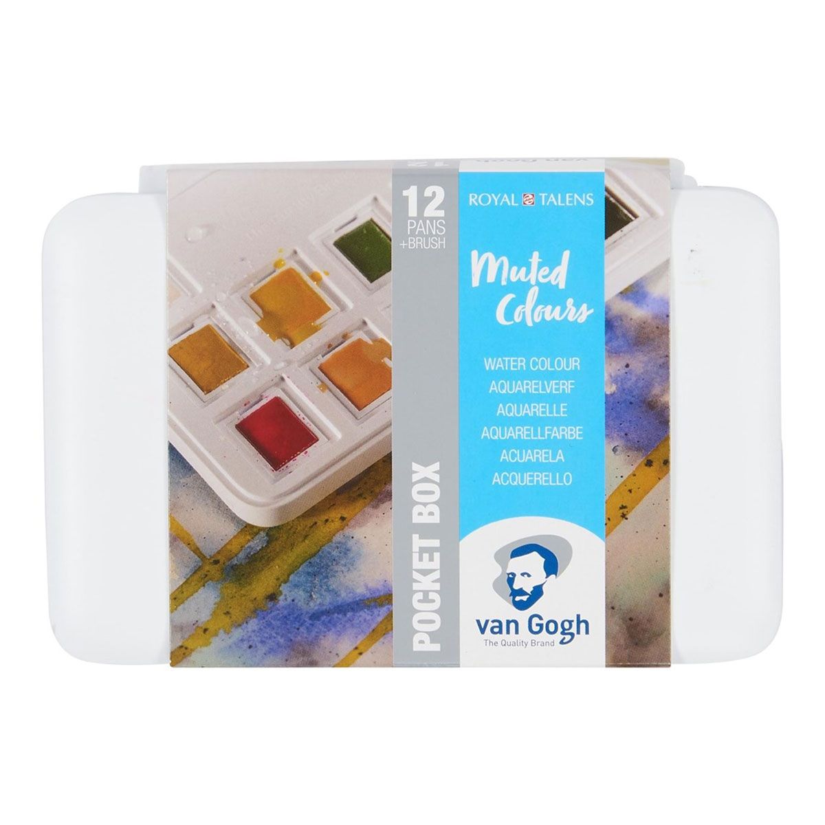 VAN GOGH - Acuarela en Pastillas Van Gogh Set 12 Tonos Tenues
