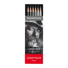 CARAN D'ACHE - Lápices Grafito Caran D Ache Grafwood Set 6