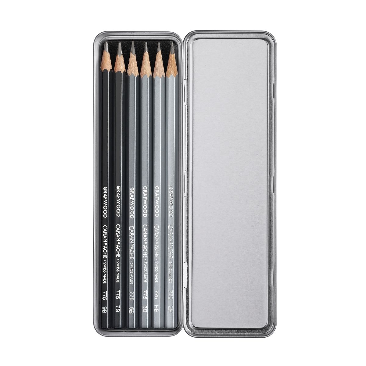 CARAN D'ACHE - Lápices Grafito Caran D Ache Grafwood Set 6