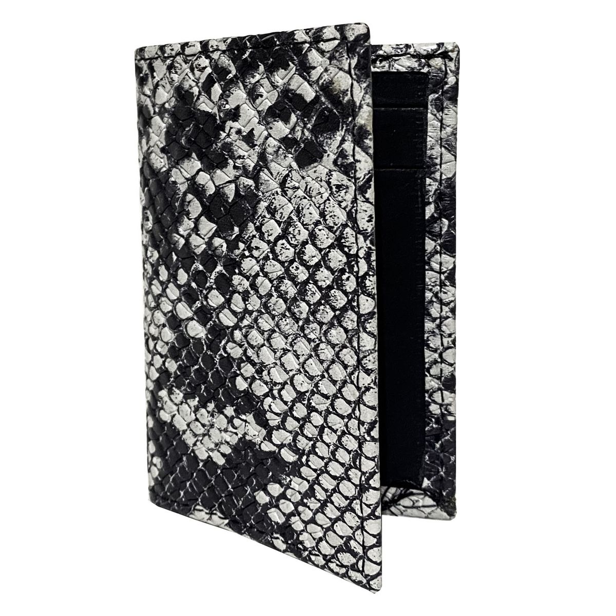 MAECUEROS - Tarjetero Cuero Doble Bicolor