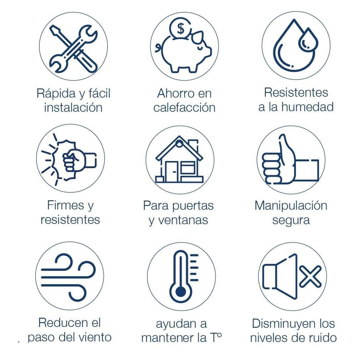 DVP - Cinta Aislante Adhesivo P Puerta Ventana 6mts Café DVP