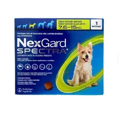 NEXGARD - SPECTRA Perros de 7.6 - 15 kg 1 Comprimido