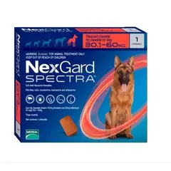 NEXGARD - SPECTRA Perros de 30 a 60kg 1 Comprimido