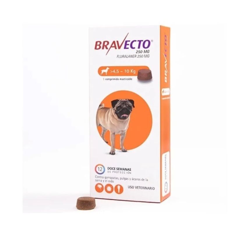 BRAVECTO - Bravecto para Perros 4.5 - 10 KG X 1 COMP