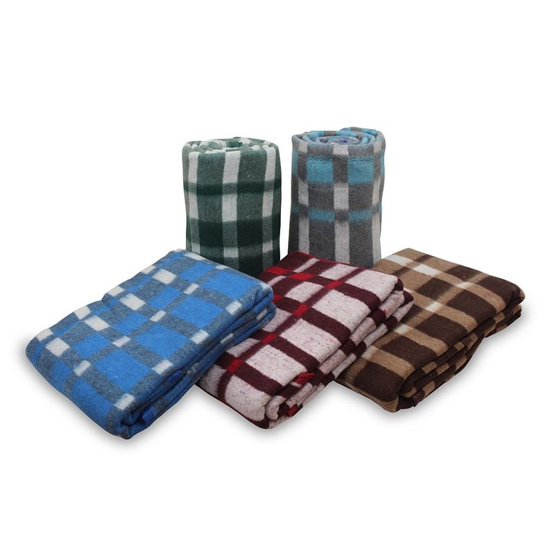 GENERICO - Frazada Andes Escoces 1.5 Plazas 160x210cm