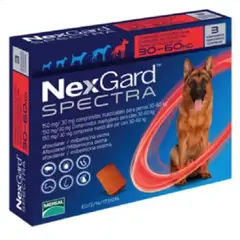NEXGARD - SPECTRA Perros de 30 a 60kg 3 Comprimido