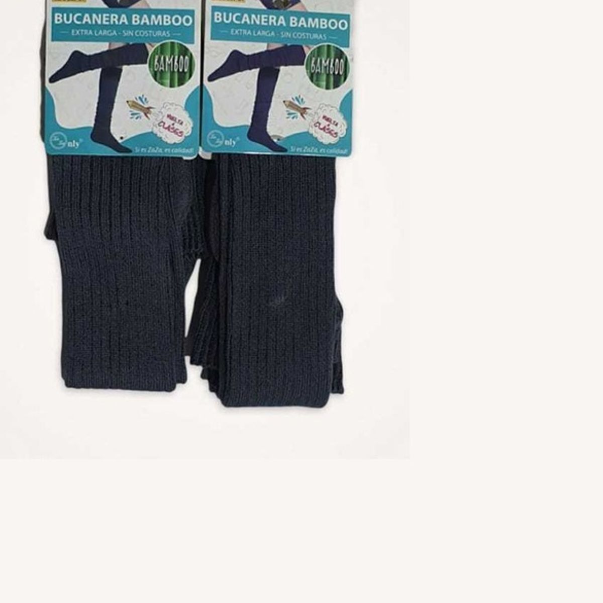 GARSIL - Bucaneras Calcetas Medias - Fibra Bambú - Extra Larga - Sin Costuras