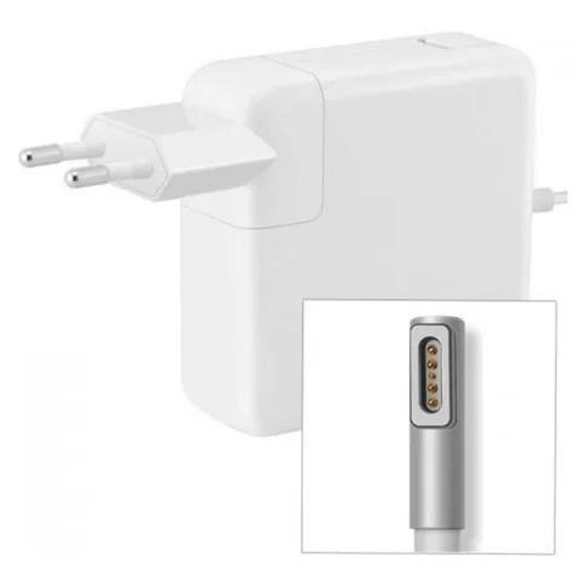 DETODOYMAS - Cargador Para Macbook 60w Nuevo Modelo A1278 - Negro