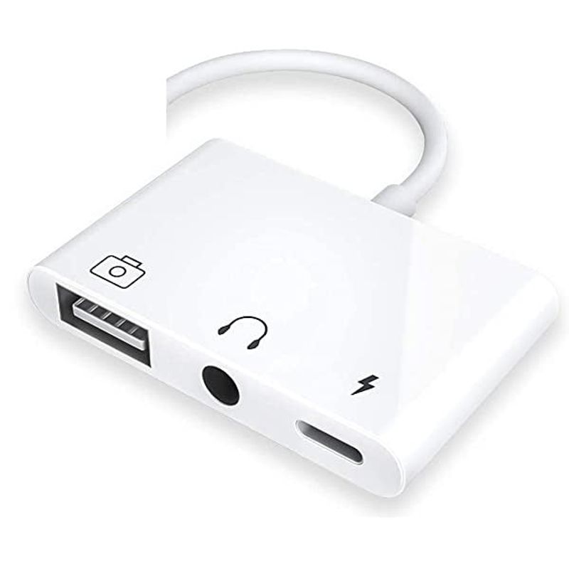 GENERICO - Adaptador Hub Usb 3.0 Usb C 3.5mm Aux Carga Dc Pc Notebook Mac