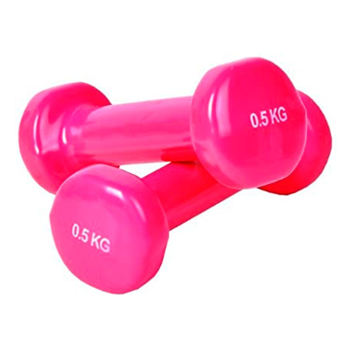 GENERICO - Par mancuerna vinilo hexagonal - 0,5 KG