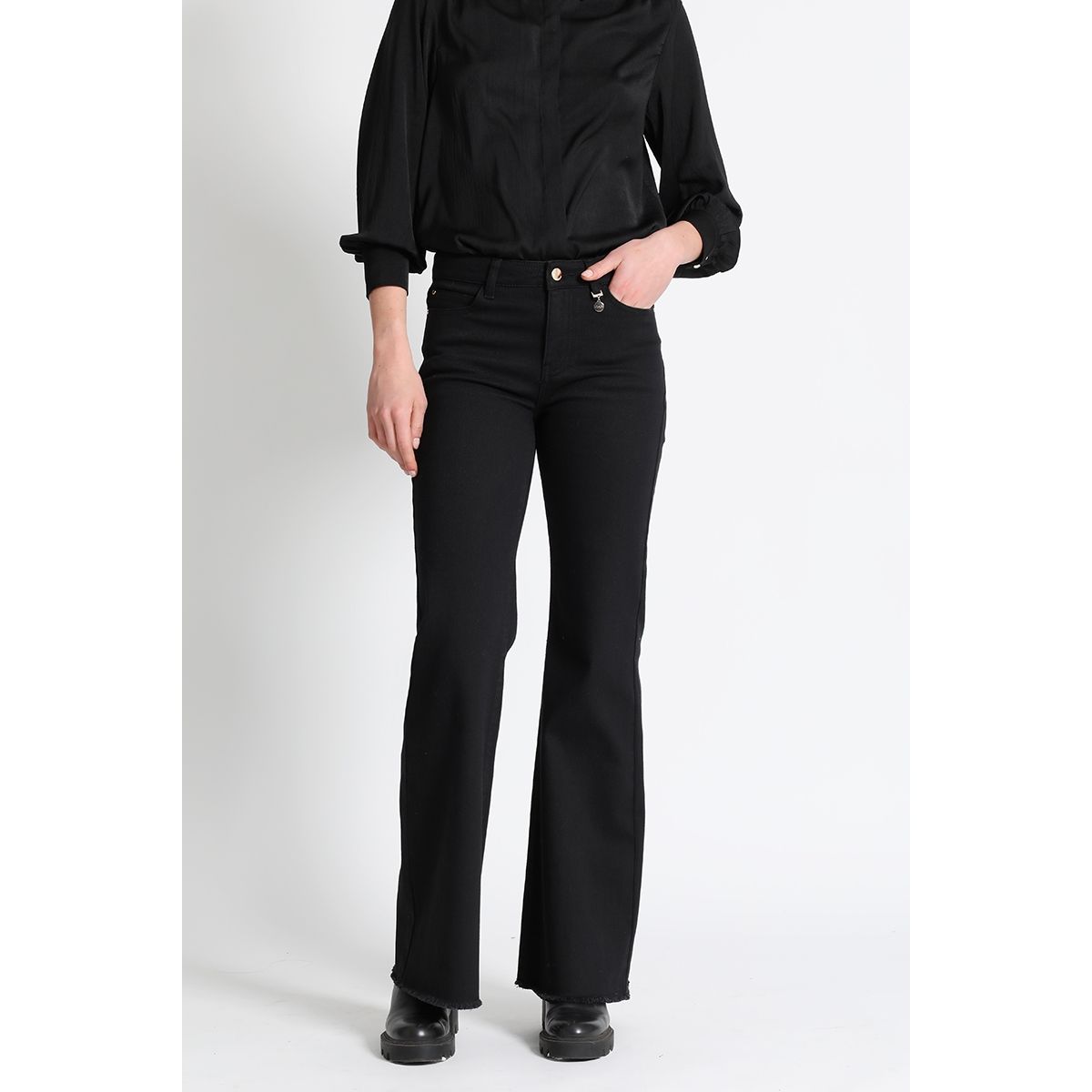 LIOLA - Jeans Palazzo Tiro Medio Liola