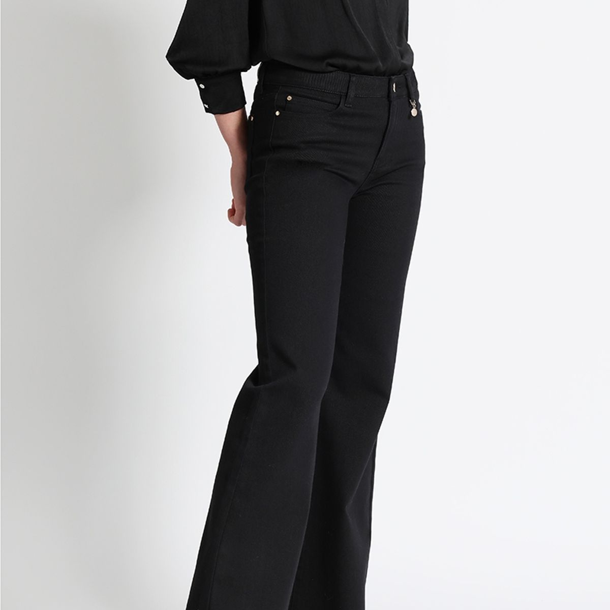 LIOLA - Jeans Palazzo Tiro Medio Liola