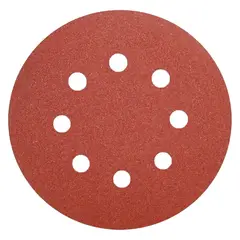 TOTAL TOOLS - 5 Disco Lija Para Pulir 150mm Velcro Grano Variado