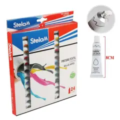 OEM - Set Pintura Textil 24 Colores - 12ml Cada Uno