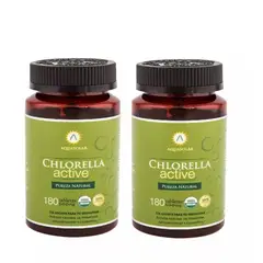 AQUASOLAR - Chlorella Active Aq 2 Frascos 360 Tabletas Organicas 2x180