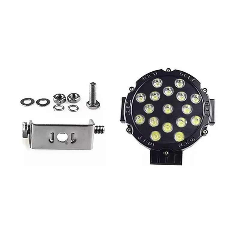 DETODOYMAS - Pack 2 LED Foco Neblinero Led 51w Redondo Off Road DETODOYMAS