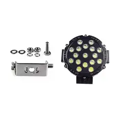DETODOYMAS - Pack 2 LED Foco Neblinero Led 51w Redondo Off Road