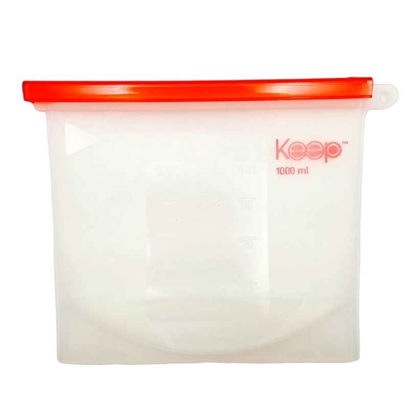 KEEP - Bolsa de Silicona Reutilizable 1000 ml