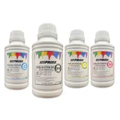 IMPRINK - Tinta Pack4 Colores Sublimación Para Impresoras Epson 500ml