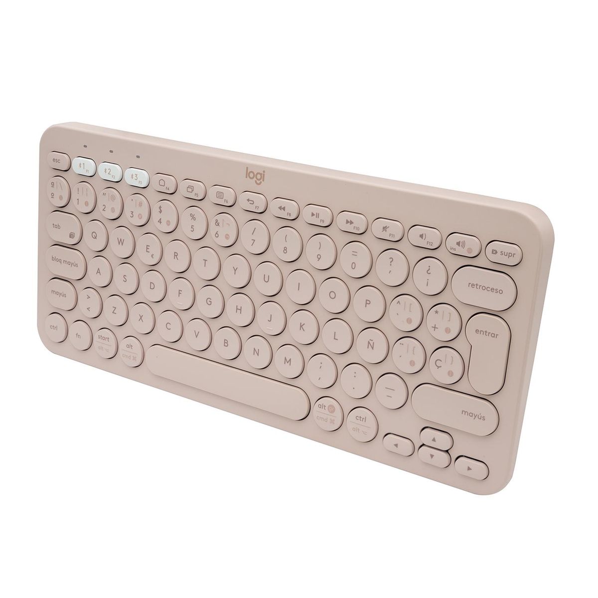 LOGITECH - TECLADO INALAMBRICO K380 BLUETOOTH ROSADO 920-009594 LOGITECH