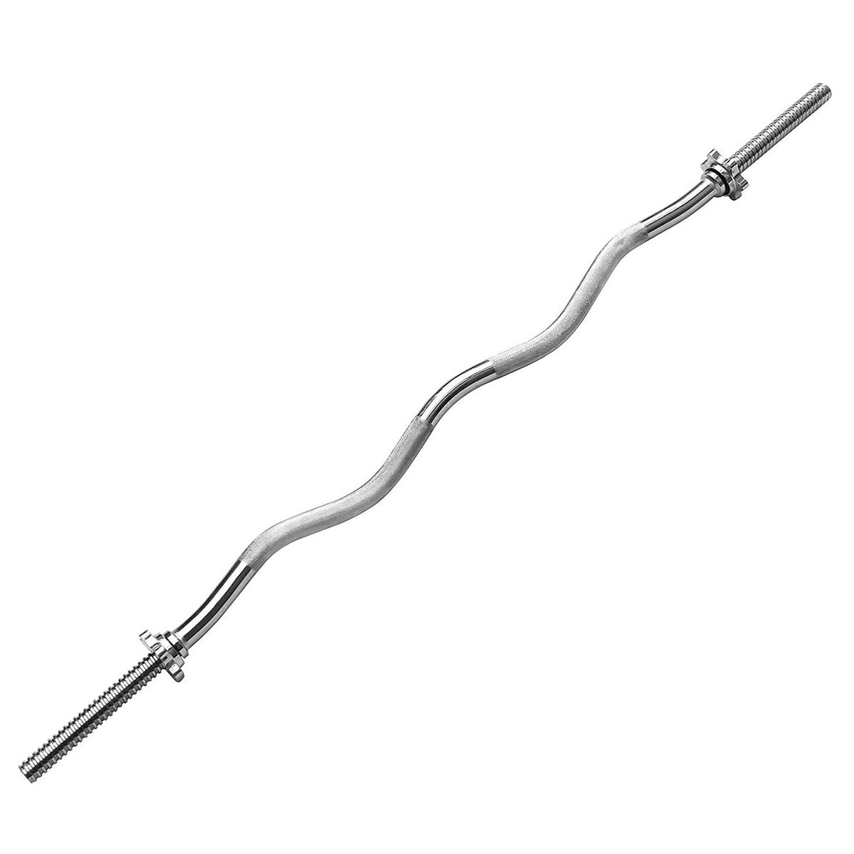 ATLETIS - Barra Curva Z 120 cm Plateado