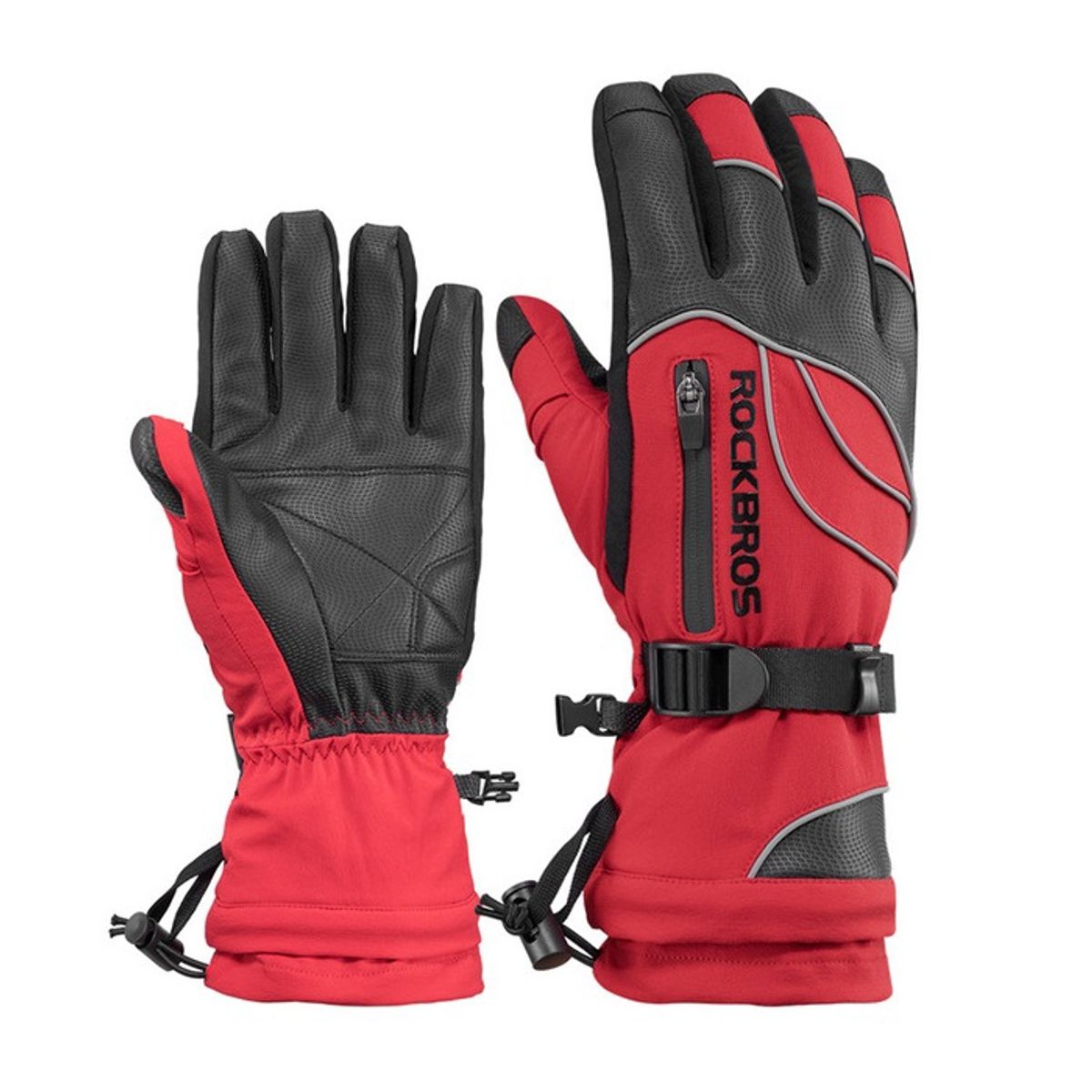 ROCKBROS - Guantes de invierno Ski motociclismo Ciclismo S133