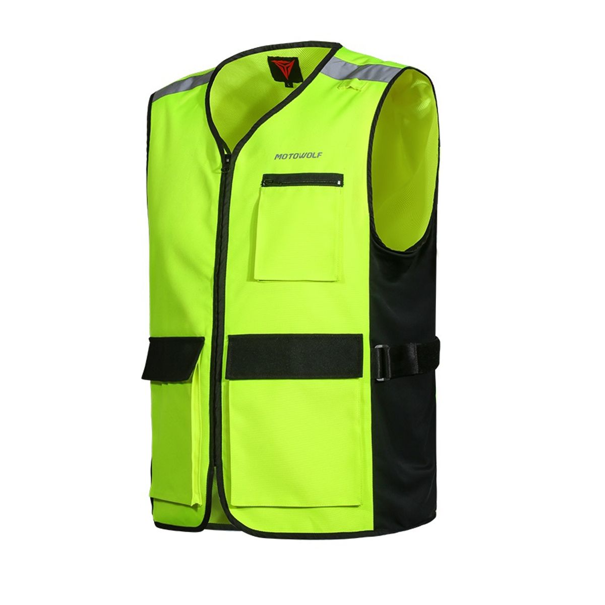 MOTOWOLF - Chaleco reflectante para motociclismo Motowolf 0506