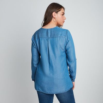 Imagen 2 del producto Blusa Lyocell Cuello V