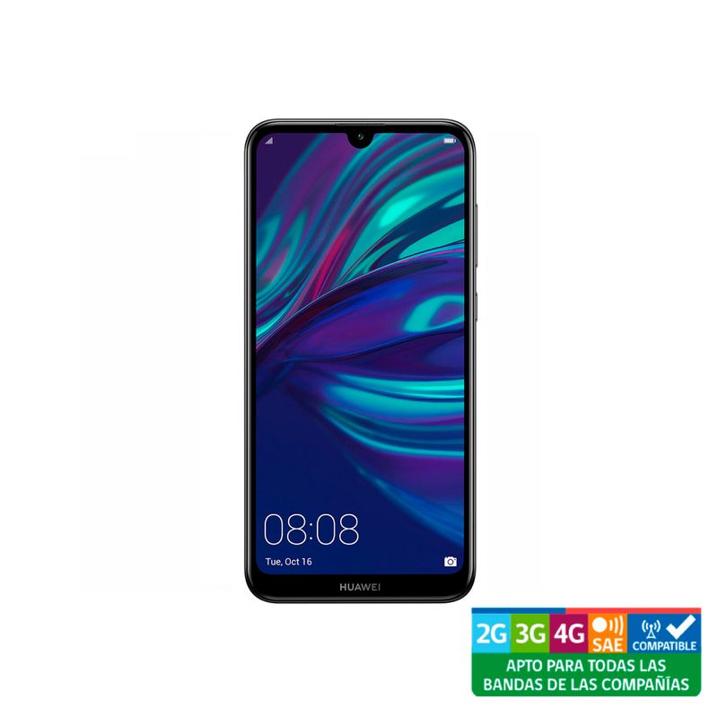 HUAWEI - Huawei Y7 2019 32GB Negro Reacondicionado