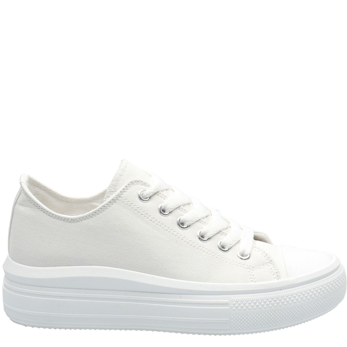 AZALEIA - Zapatilla Lona Blanco Mujer AZALEIA