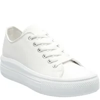 Zapatilla Mujer Lona Blanco