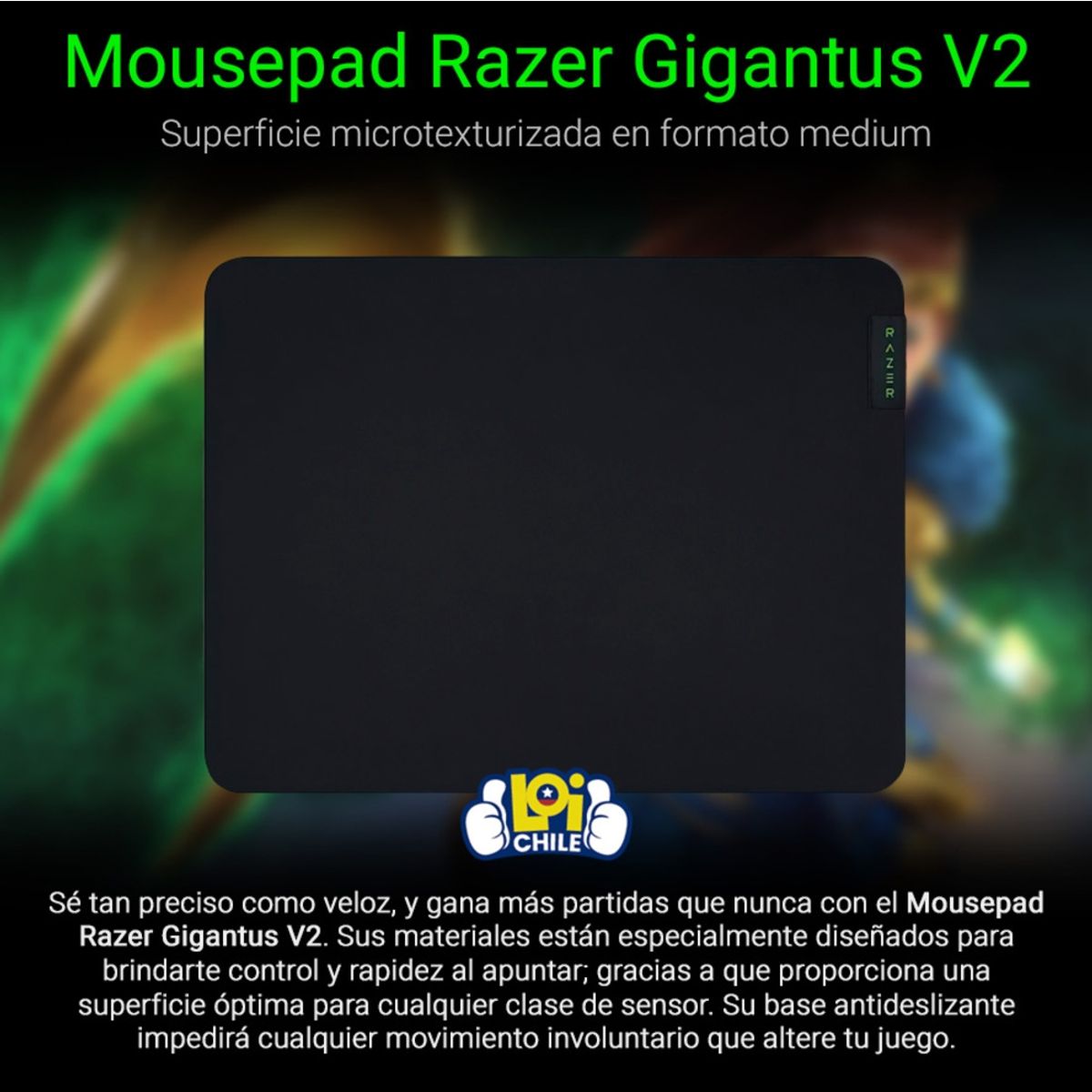 RAZER - Mousepad Gamer Razer Mat Gigantus V2 Medium