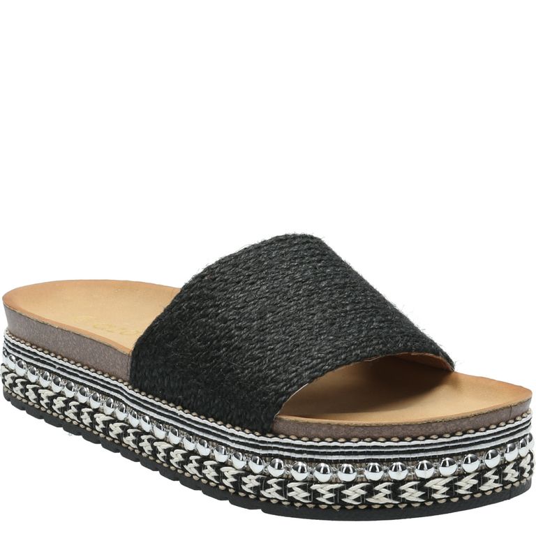 Sandalia Mujer Glowing Negro