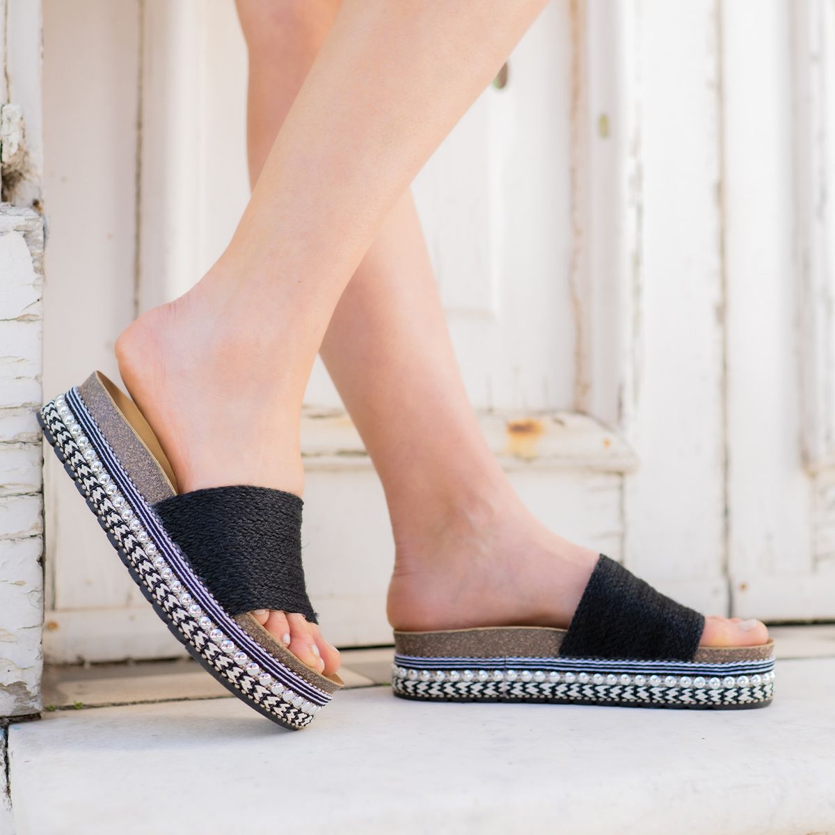 AZALEIA - Sandalia Mujer Glowing Negro AZALEIA