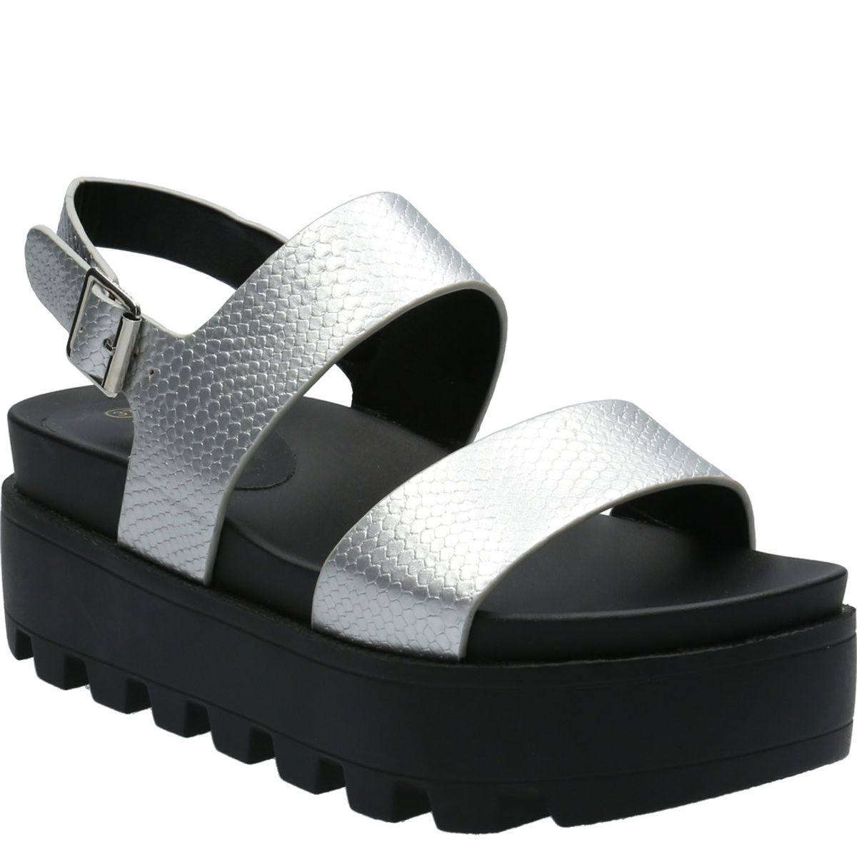 AZALEIA - Sandalia Perfect Plateado Mujer AZALEIA