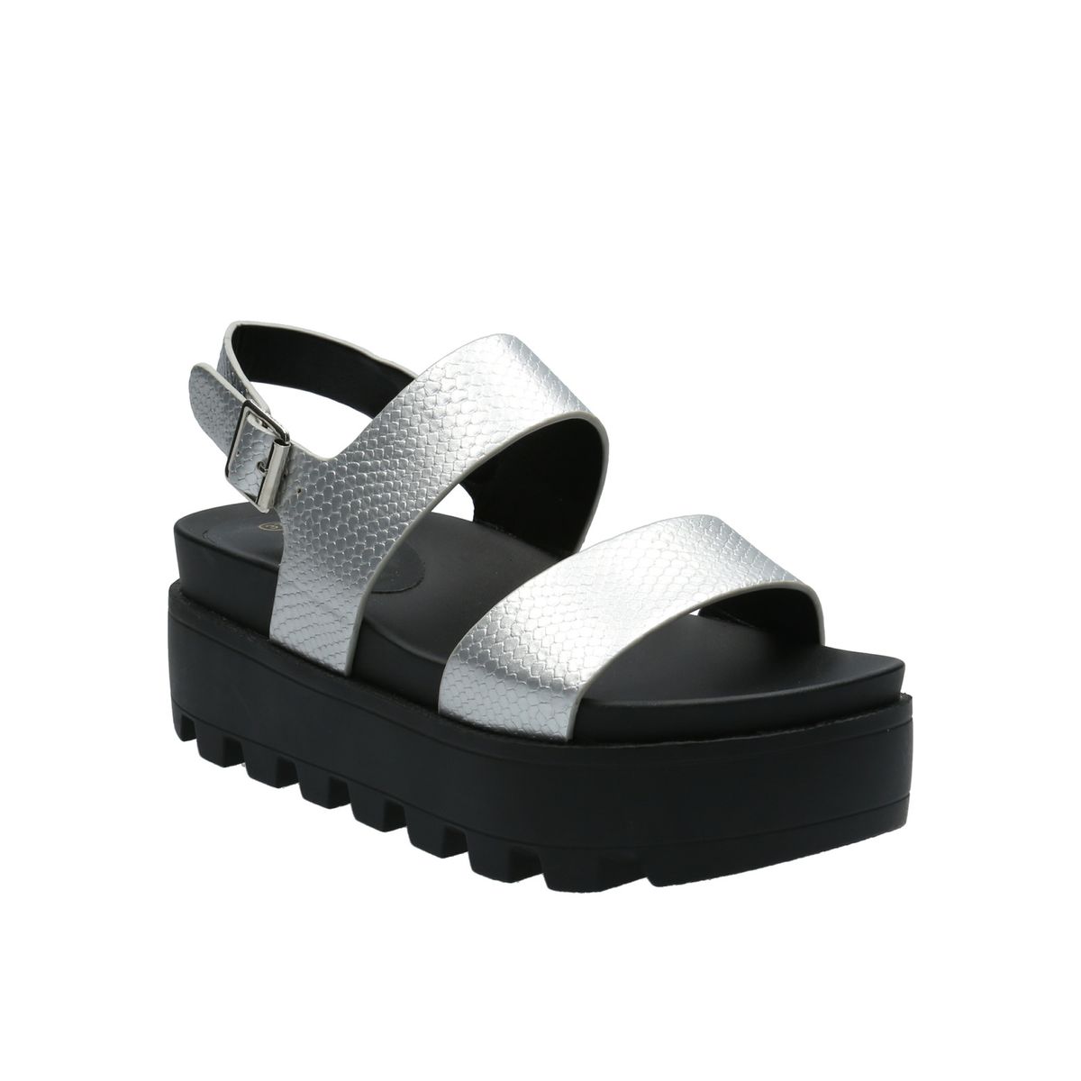 AZALEIA - Sandalia Perfect Plateado Mujer AZALEIA