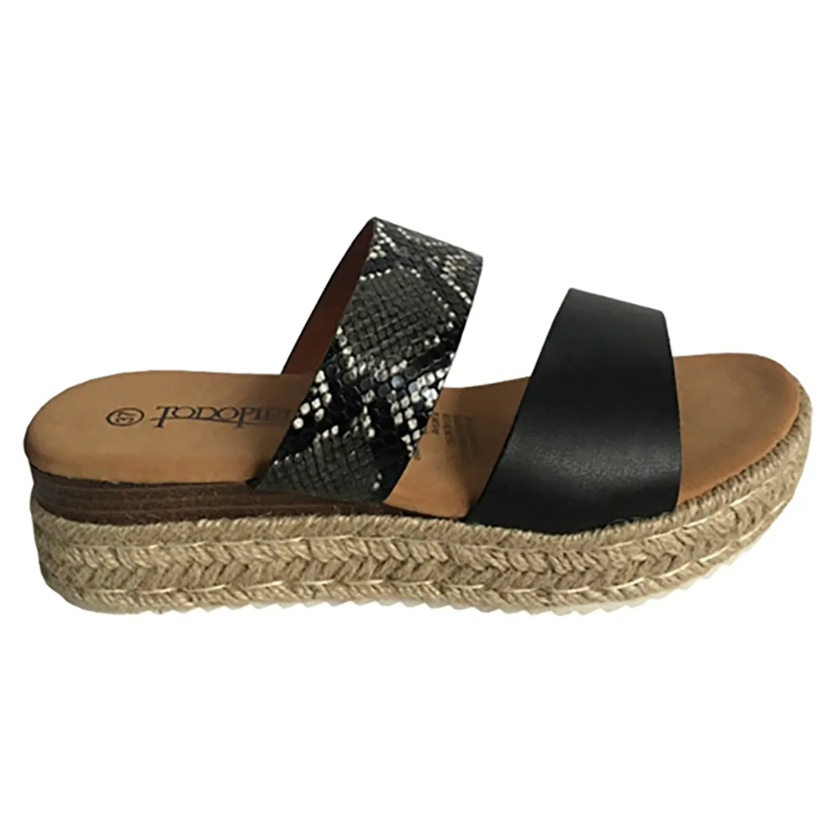 TODOPIEL - Sandalia Mujer Negro Todopiel