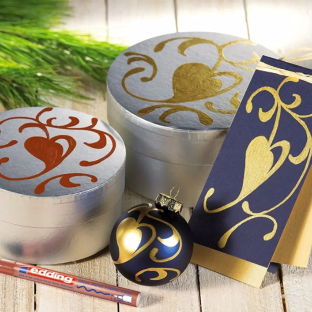 EDDING - Set 8 Marcadores de Pintura brillantes  1-2mm. Edding