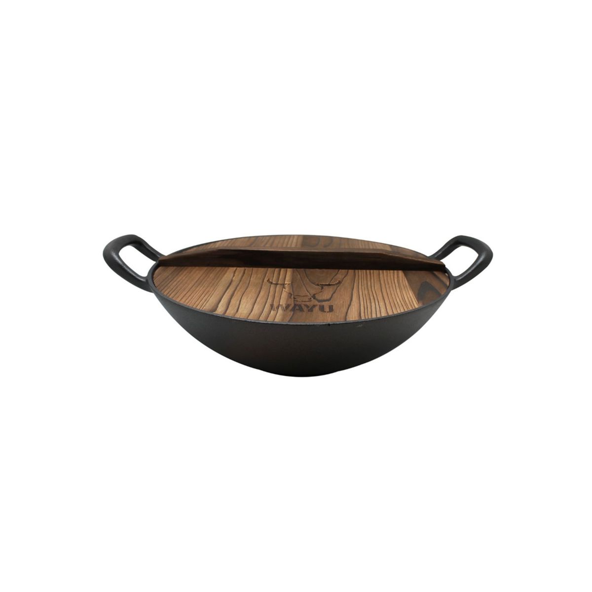 WAYU - Wok Con Tapa Wayu De Hierro Forjado 32 Cm WAYU