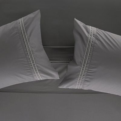 Imagen 2 del producto Sábana 300 Hilos Algodón Lisa Vivo Marengo 2 Plazas