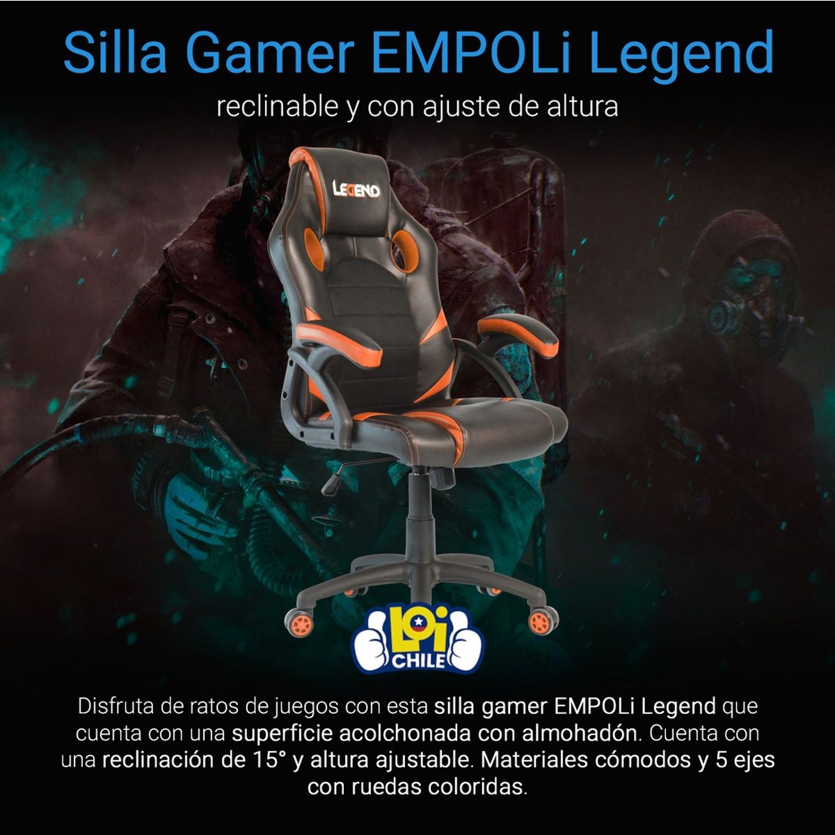 DONNA - Silla gamer empoli legend