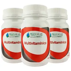 PRANALAB - MULTIVITAMINICO 90 Cápsulas Pack 3 Frascos