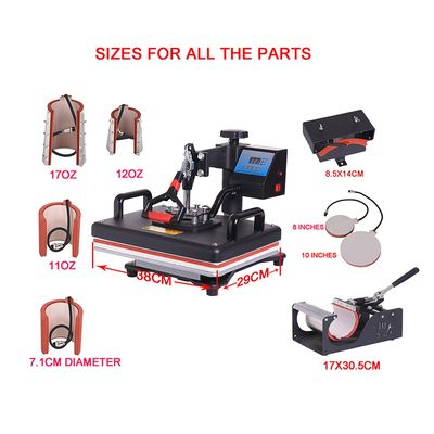 Imagen 2 del producto Máquina De Sublimación 8 En 1 Estampadora Sublimad