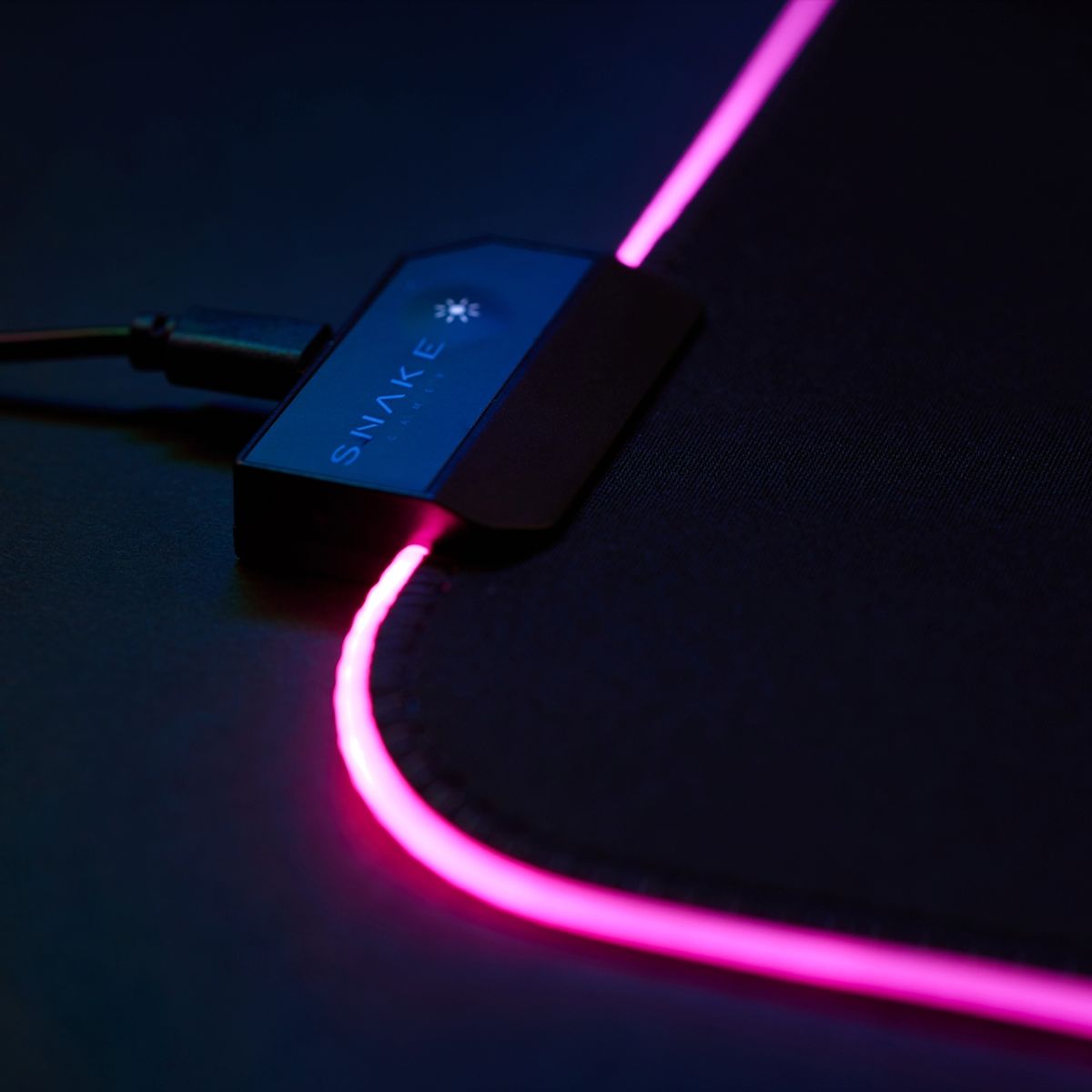 SNAKE GAMER - Mousepad Gamer RGB SN490 XL RGB 800x300x4mm