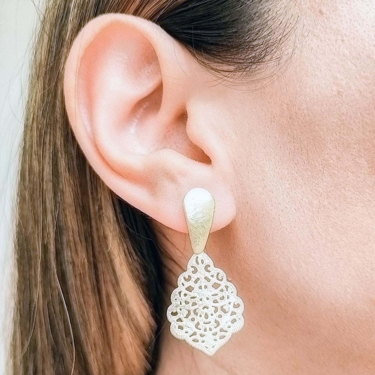 COGGIOLA - Aros Irina Enchapado Oro 18K