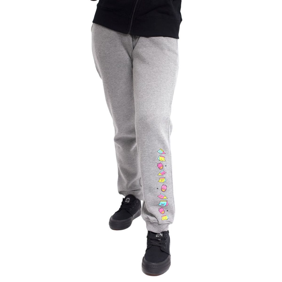 SPITFIRE - Pantalon jogger fleece mujer spitifire gris melange