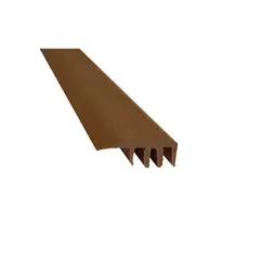 DVP - Cubrejunta Terminal Rígido Pro 25x8mm 3,1mts Café