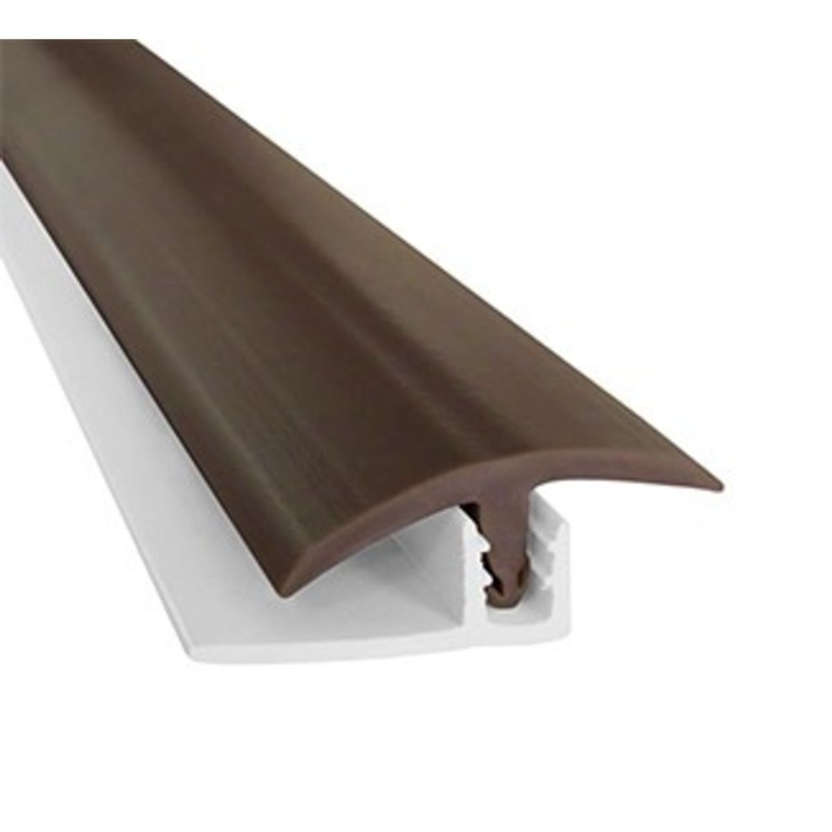 DVP - Cubrejunta Doble Superior 40x8mm 60mts Café Dvp