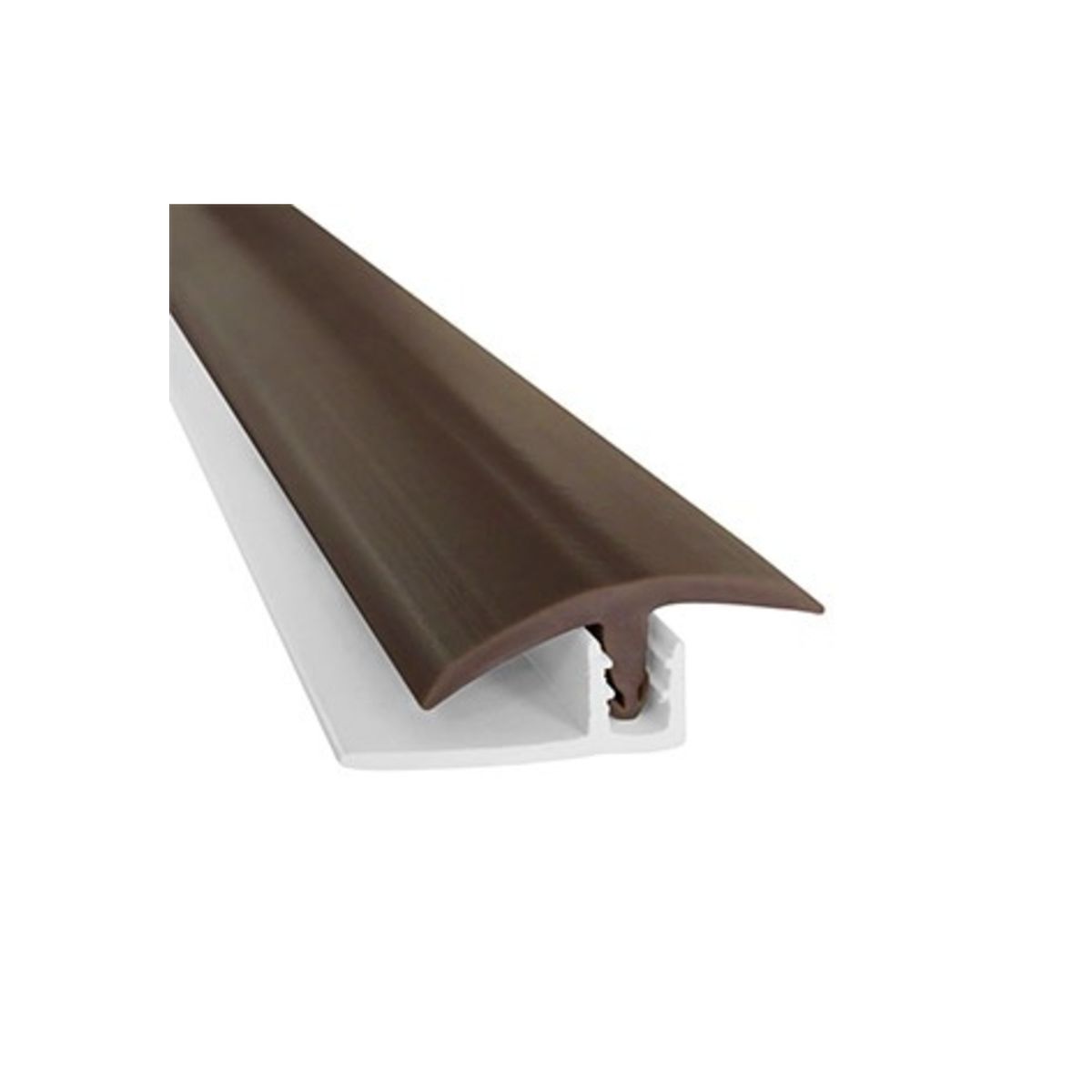 DVP - Cubrejunta Doble Superior 40x8mm 60mts Café Dvp