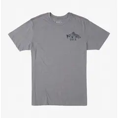RVCA - Polera M/C Hombre Downstream Gris